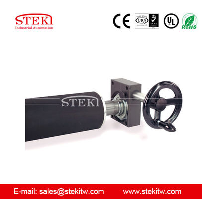 Diâmetro do eixo de 100 mm ACR Tipo Pu Roller de borracha revestido Roller com 1400mm Min Corpo de tamanho