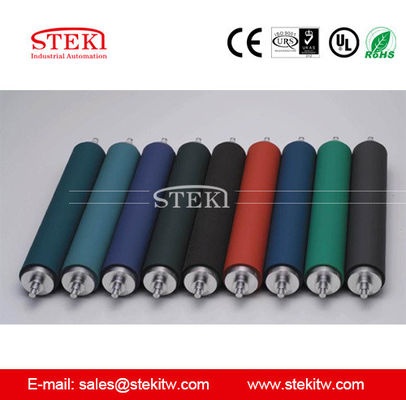 Diâmetro do eixo de 100 mm ACR Tipo Pu Roller de borracha revestido Roller com 1400mm Min Corpo de tamanho