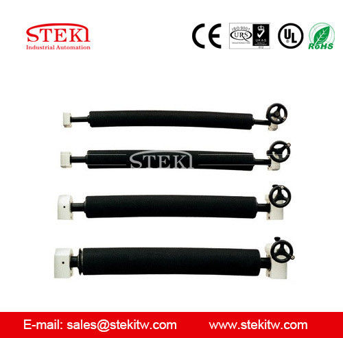 Rodas de transportador de borracha preta STEKI 100 mm Diâmetro do eixo perfeito para sistemas de transportador